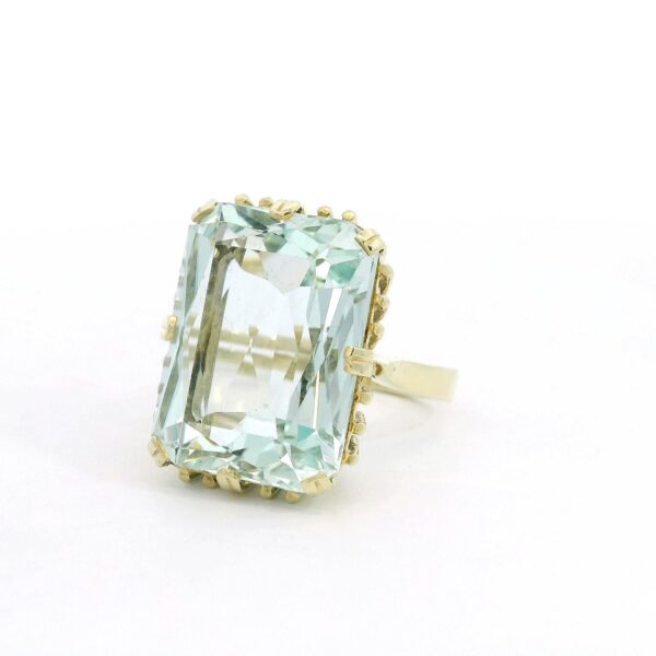 Vintage Aquamarinring 585 Gelbgold
