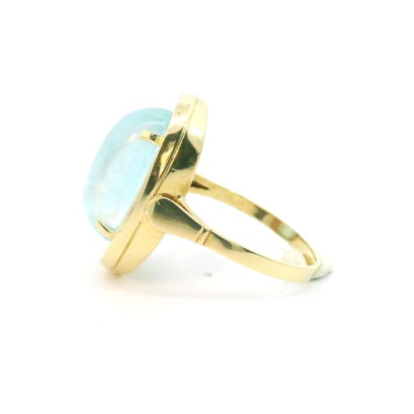 Eleganter Aquamarinring 585 Gelbgold – Bild 4