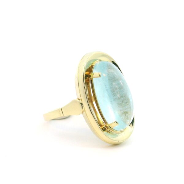 Eleganter Aquamarinring 585 Gelbgold – Bild 2