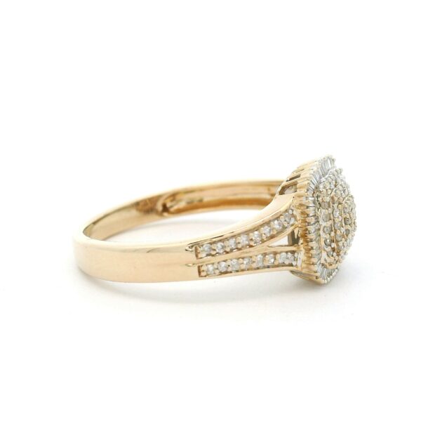 Ring 585 Gelbgold mit Diamanten – Bild 5