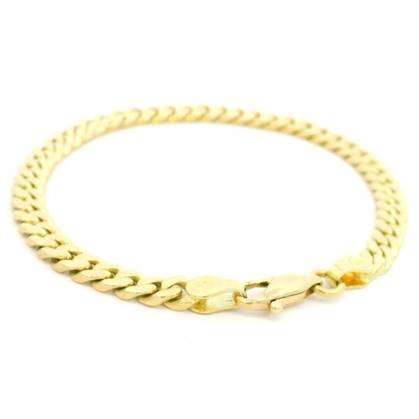 Panzerarmband 585 Gelbgold 19cm – Bild 2