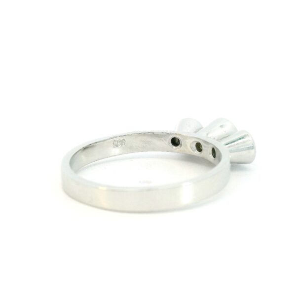 Ring 585 Weißgold mit 3 Brillanten 0,50ct – Bild 5