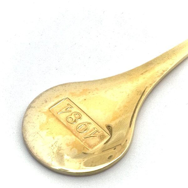 Großer ROBBE & BERKING Jahreslöffel 925 Sterlingsilber 1981 'Friedenstaube' – Bild 4