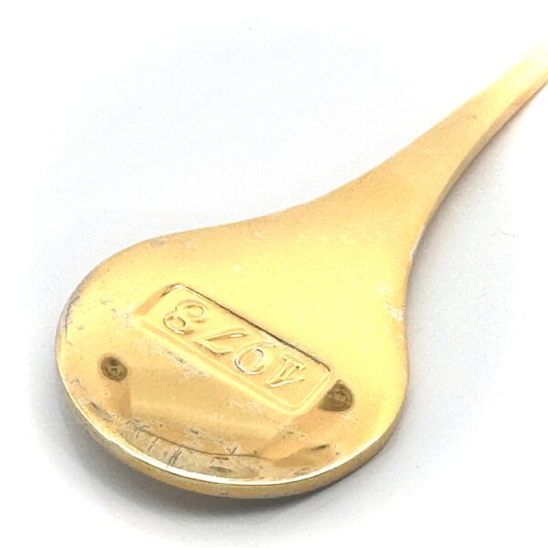 Großer ROBBE & BERKING Jahreslöffel 925 Sterlingsilber 1978 'Zwei Herzen' – Bild 4