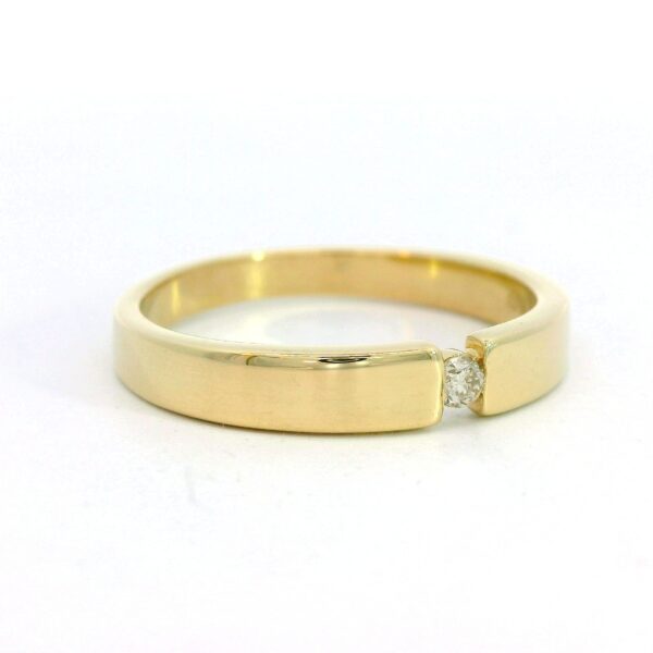 Feiner Ring 585 Gelbgold mit Brillant 0,03ct – Bild 2