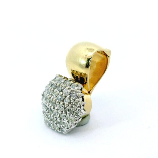Schöner Brillantanhänger Vario-Clip 585 Gelbgold 0,50 ct – Bild 3