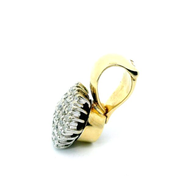 Schöner Brillantanhänger Vario-Clip 585 Gelbgold 0,50 ct – Bild 4