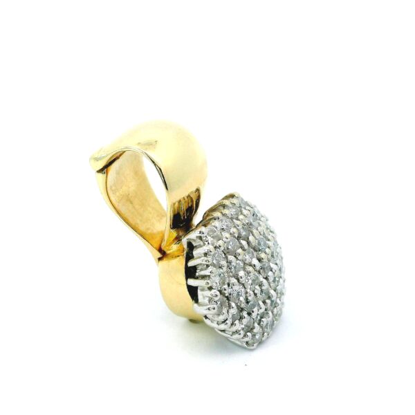 Schöner Brillantanhänger Vario-Clip 585 Gelbgold 0,50 ct – Bild 5