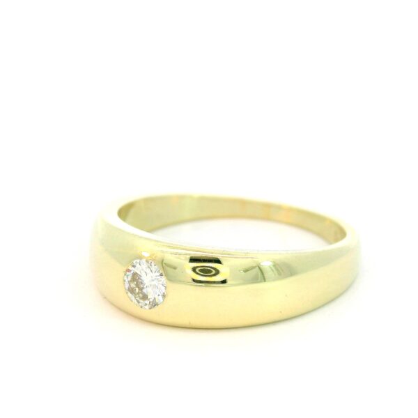 Ring 585 Gelbgold mit Brillant 0,18ct – Bild 3