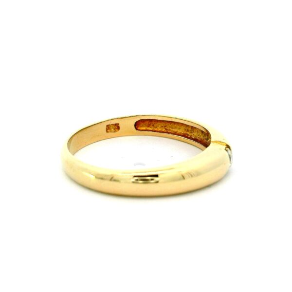 Ring 585 Gelbgold mit Brillant 0,05 ct – Bild 4