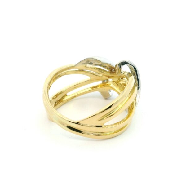 Ring 585 Gelbgold mit Brillanten – Bild 5