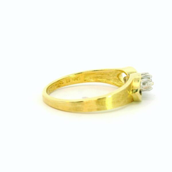 Vintage Ring 585 Gelbgold mit Brillanten 0,23ct – Bild 6