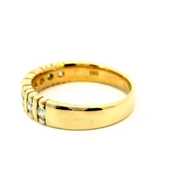 Ring 585 Gelbgold mit 8 Brillanten 0,50ct – Bild 3