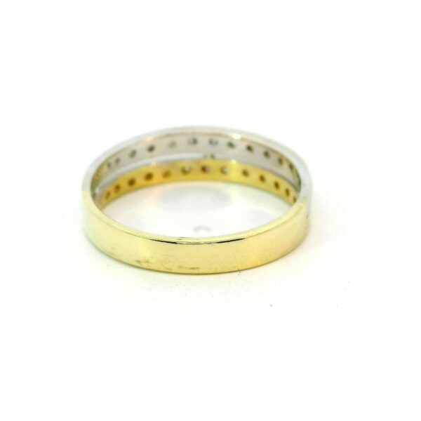 Chicer Ring 585 Gelb- & Weißgold mit Brillanten 0,15ct – Bild 4