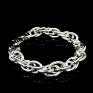 Gekordeltes Armband 925 Sterlingsilber
