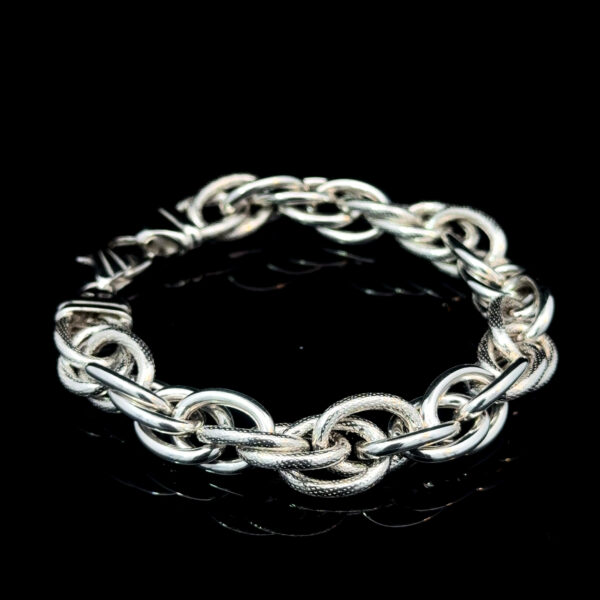 Gekordeltes Armband 925 Sterlingsilber