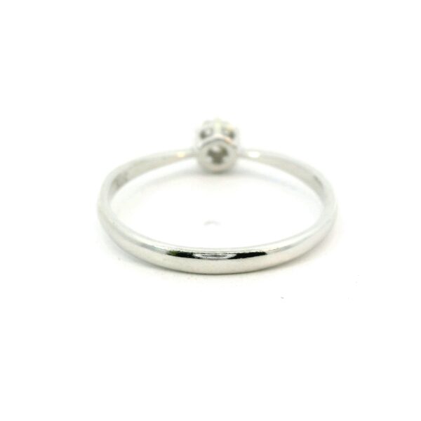 Filigraner Ring 375 Weißgold mit Brillanten 0,10 ct – Bild 4