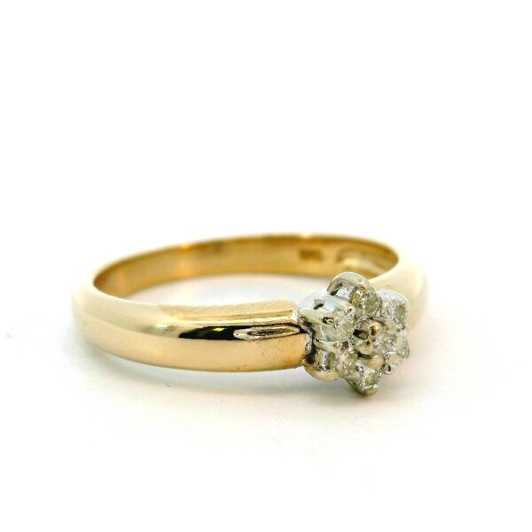 Ring 585 Gelb- & Weißgold mit Brillanten 0,05ct – Bild 6