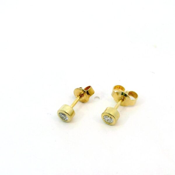 Brillantohrstecker 585 Gelbgold 0,20ct – Bild 4